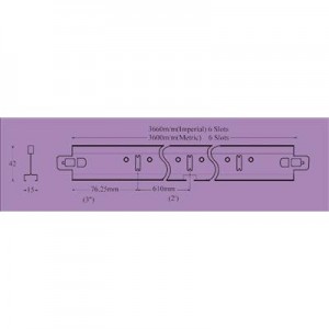 Deckenabhängesystem (Ultra Line 42 mm)